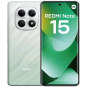 Smartphone Xiaomi Redmi Note 15 4G Vert avec écran 120Hz et 256Go de stockage.