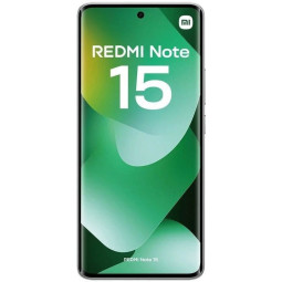 Design ultra-fin et bords arrondis du nouveau Redmi Note 15 en couleur verte.