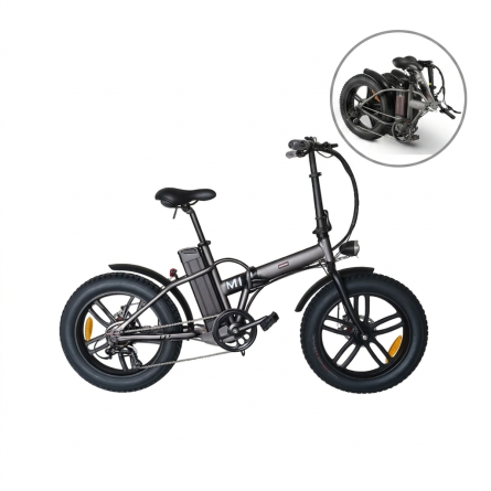 VELO ELECTRIQUE LVNENG M1 GRIS AN004 350W 36 V 10AH