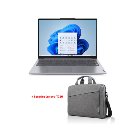 PC PORTABLE THINKBOOK E16 G8 IAL U7 16G/512GSSD GRIS 21SK001MFE + SACCOCHE