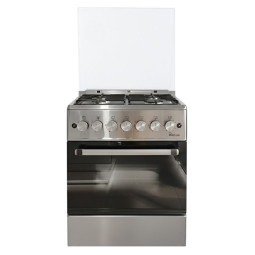 CUISINIERE GAZ 4 FEUX PROCOOK TG6640IX 60CM INOX
