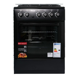 CUISINIERE GAZ 4 FEUX PROCOOK TG6640N 60CM NOIR