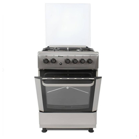 CUISINIÈRE PROCOOK TE6640IX 60CM 4 FEUX FOUR ELEC/GAZ  INOX