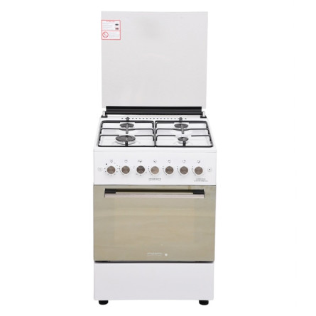 CUISINIÈRE À GAZ ARTHUR MARTIN AMG60IX 60CM 4 FEUX - BLANC