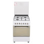 CUISINIÈRE À GAZ ARTHUR MARTIN AMG60IX 60CM 4 FEUX - BLANC