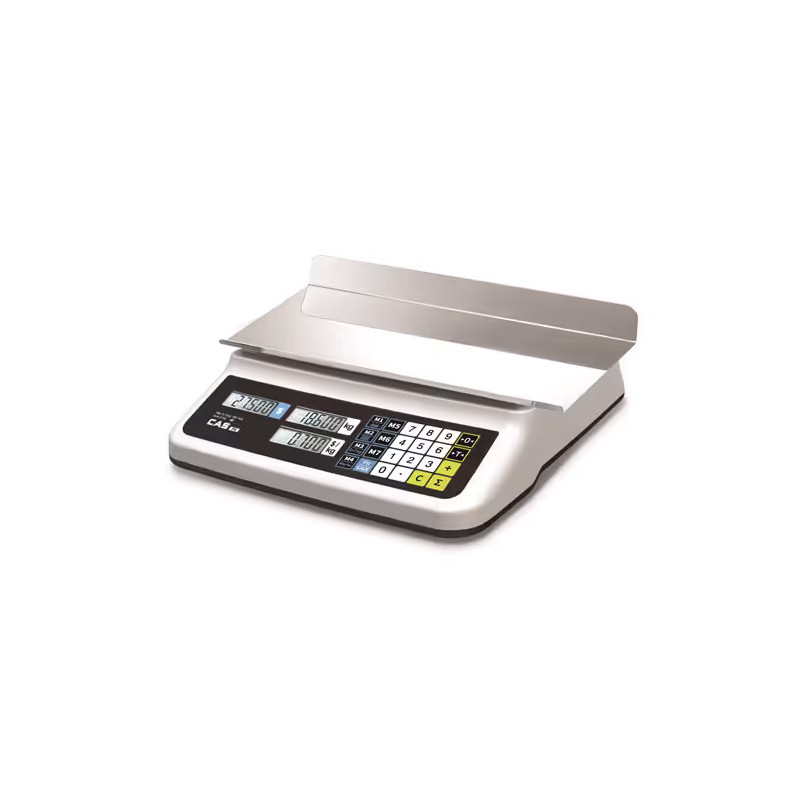 BALANCE ELECTRONIQUE PRII SANS COLONNE CAS 15/30KG 5/10G+GRAND PLATEA