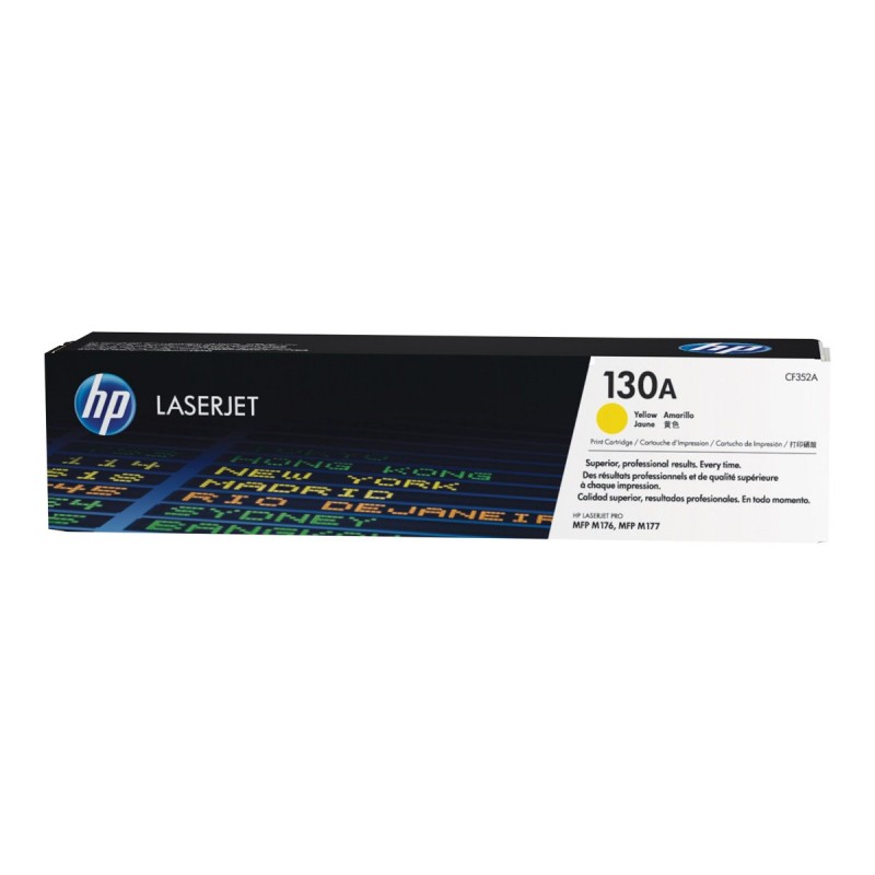 Toner HP LaserJet 130A D'origine Jaune - Cartouche De Toner  (CF352A)