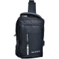 SAC A DOS MONOBRETELLE ANTIVOL BANDOUILIERE SKAISITE NOIR +USB