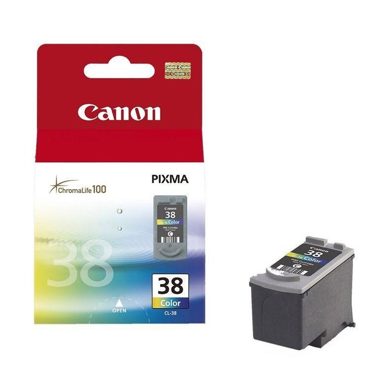 Cartouche d'encre originale Canon CL-38  Couleur (cyan, magenta, jaune)