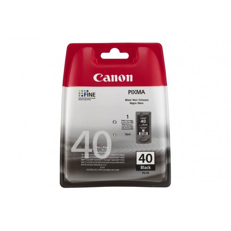 Cartouche d'encre originale  Canon PG-40  Noir