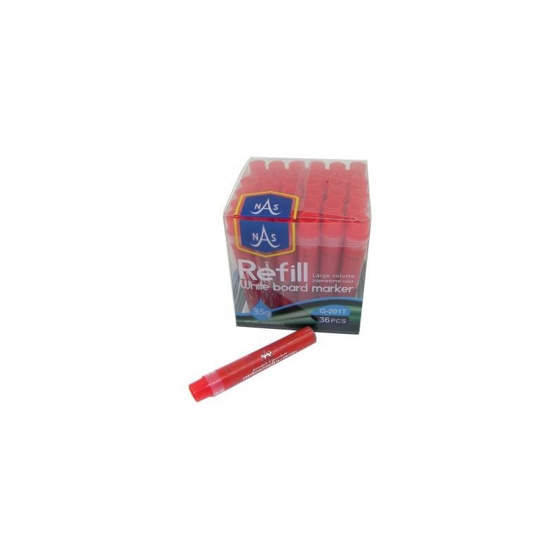 Recharge Marqueur Tableau Blanc Rouge G-201T 36pcs