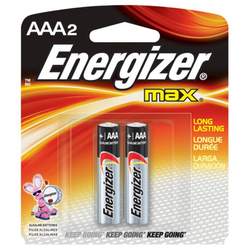 pile energizer AAA 2 pack