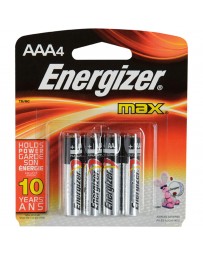 Piles ENERGIZER MAX AAA 4 pack