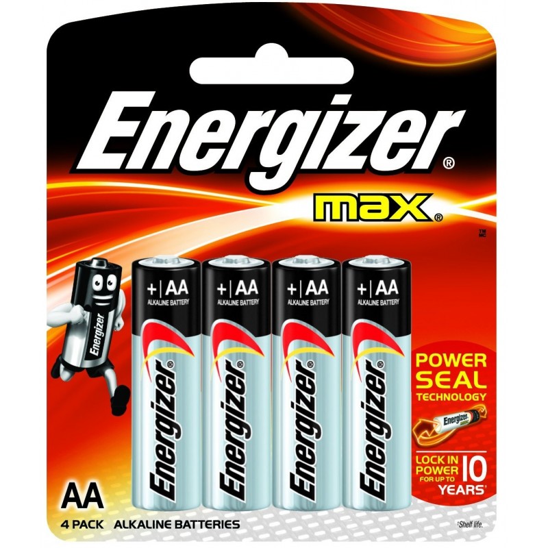 Piles Energizer Max AA 4 pack