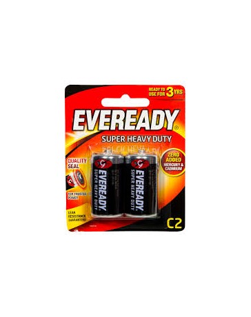 Piles Eveready Super Heavy Duty Batteries C2 2 Pack