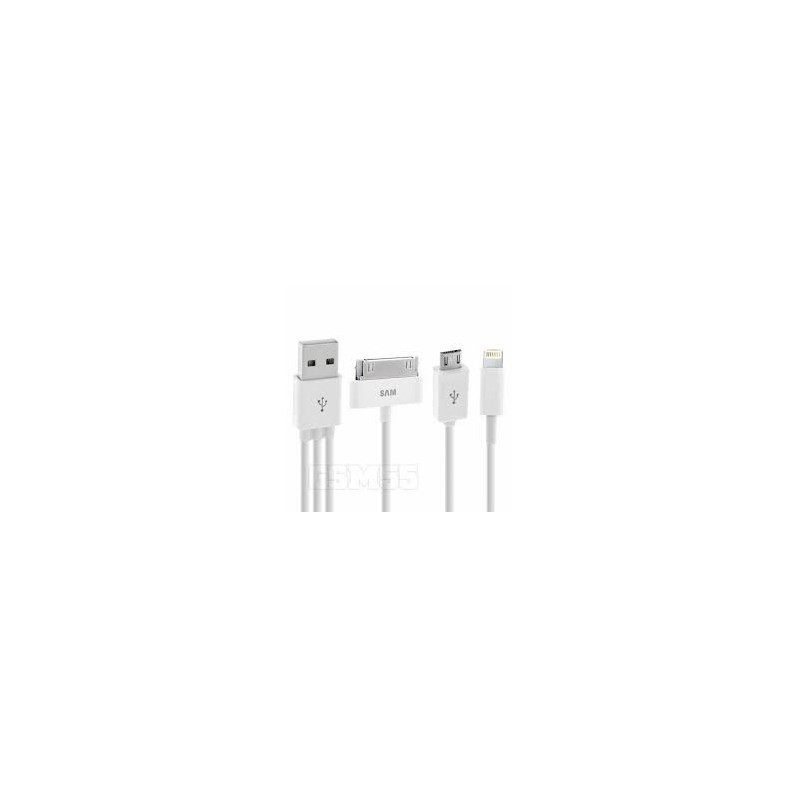 Cable USB 4-en-1 pour Apple