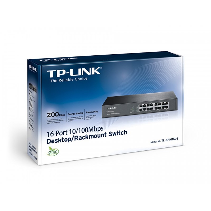 Switch 16 ports 10/100 Mbps TL-SF1016DS