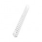 50 RELIURES SPIRALE PLASTIQUE 38MM BLANC