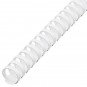 50 RELIURES SPIRALE PLASTIQUE 35mm BLANC