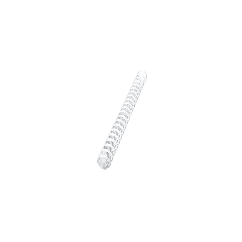 50 RELIURES SPIRALE PLASTIQUE 32mm BLANC