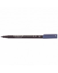 Stylo Feutre Permanent Staedtler Lumocolor 'dry safe' 0,4 mm M - Bleu