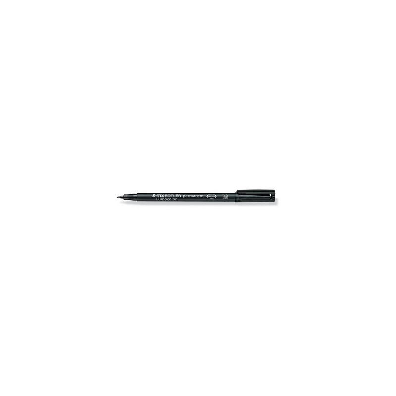 Stylo Feutre Permanent Staedtler Lumocolor 'Dry Safe' M - Noir