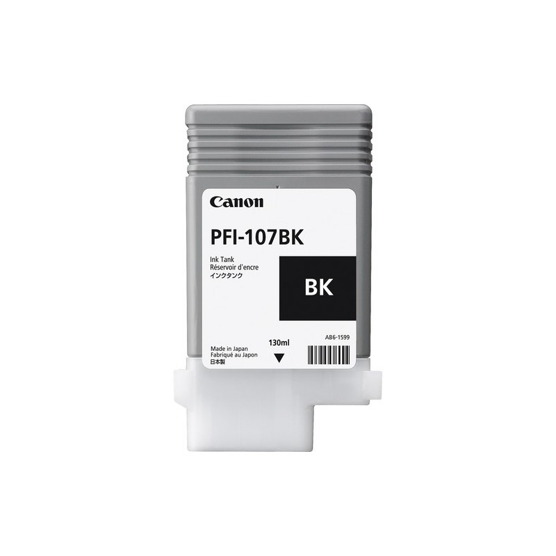 Canon PFI-107BK Black Ink Cartridge (130 ml)