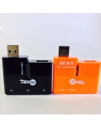 HUB USB 3 PORT JEWAY ALL IN ONE JN-4004