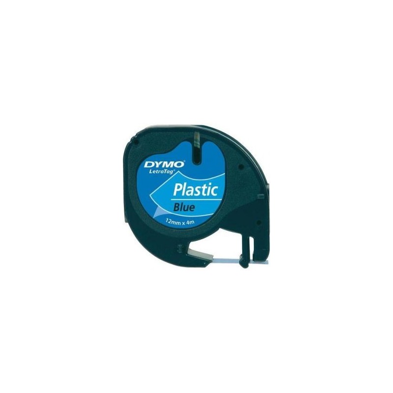 Ruban D'étiquettes DYMO Plastique 91203 Bleu 12 Mm X 4 M