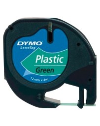 Ruban D'étiquettes DYMO Plastique 91204 Vert 12 Mm X 4 M