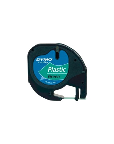 Ruban D'étiquettes DYMO Plastique 91204 Vert 12 Mm X 4 M