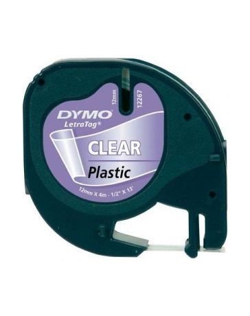 Ruban D'étiquettes DYMO Plastique 16951 Clear 12 Mm X 4 M
