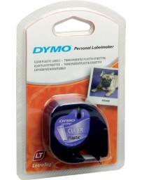 Ruban D'étiquettes DYMO Plastique 16951 Clear 12 Mm X 4 M