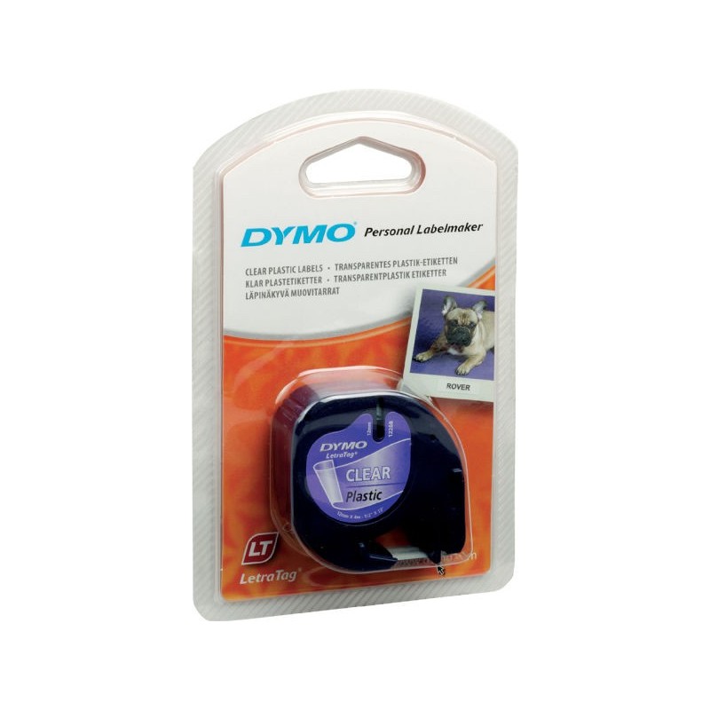 Dymo Ruban cassette Dymo 12 mm x 7 m bleu et blanc - prix pas cher chez  iOBURO- prix pas cher chez iOBURO