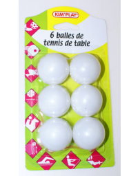 BLISTER DE 6 BALLONS PING PONG REF74443
