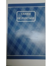 CAHIER DE POINTAGE 88P RIBAT