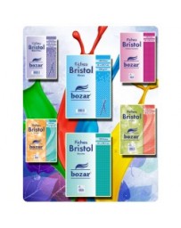 FICHE BRISTOL BOZAR 21X29.7 BLANC 200G