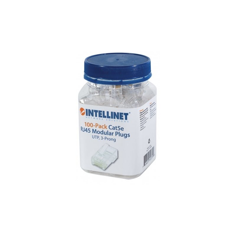 CONNECTEUR RJ45 UTP CAT 5E INTELLINET 502399