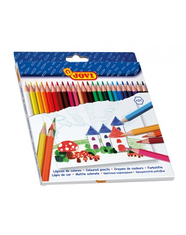 BOITE CRAYON DE 24 REF 730/24 JOVI