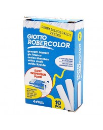 CRAIE ROBERCOLOR BLANC DE 10  GIOTTO