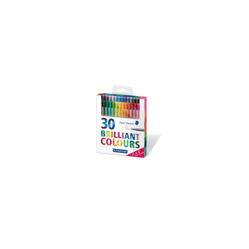 ETUIT STAEDLER BOX DE 30 TRIPLUS FINELINER 334-C30P