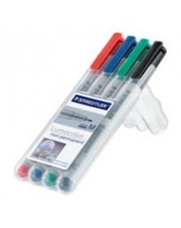 ETUI STAEDLER BOX 4 COULEUR NON PERMANENT  M 1MM 315-WP4