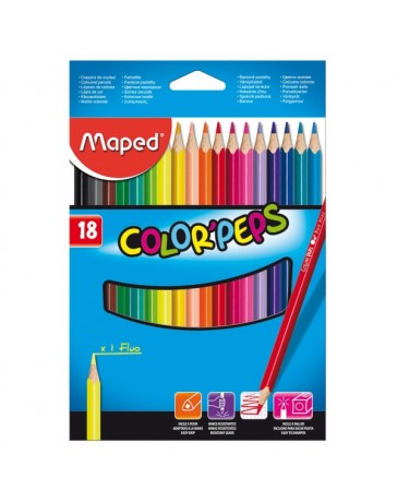 CRAYON COULEUR DE 18 MAPED  183218