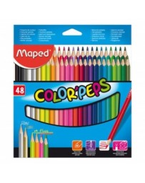 BOITE DE 48 CRAYON  COLOR'PEPS  MAPED  832048
