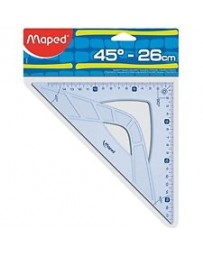 EQUERRE 45 26CM GRAPHIC MAPED 242426