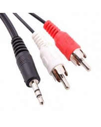 CABLE JACK RCA 1.5M OFC AUDIO/VIDEO/S-VHS HIGH GRADE CABLE EDS