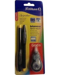 PROMO ROLLER DE CORRECTION + STYLO A BILLE PELIKAN 914358
