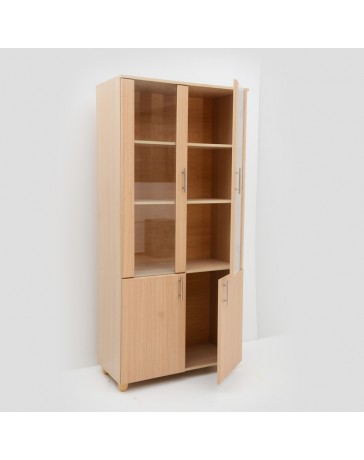 ARMOIRE DE RANGEMENT MARCO VITRE 160X90X45