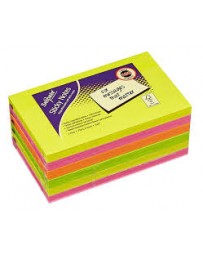 Note Autocollantes 76mm*101mm Jaune