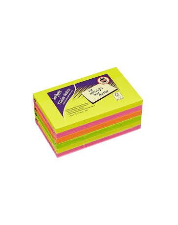 Note Autocollantes 76mm*101mm Jaune